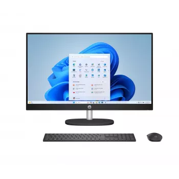 HP All-in-One 27 - Ryzen AI 7 350 | 27 collu | 16GB | 512GB | W11H | Balts