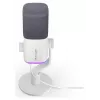 Krux Qube XLR/USB kondensatora mikrofons balts