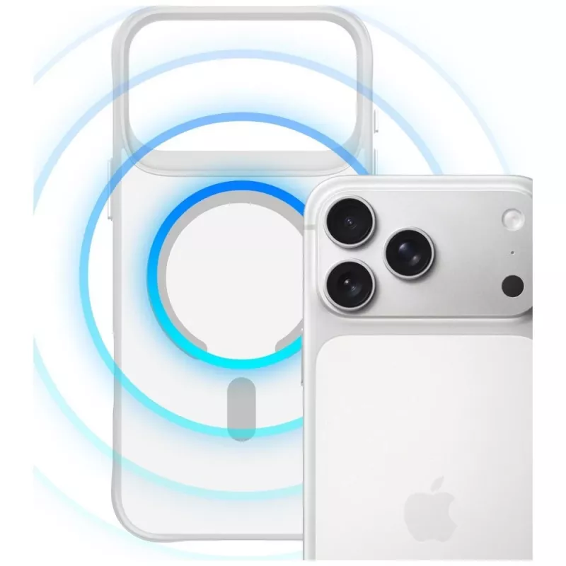 3MK Smoke MagCase Apple iPhone 17 Pro Max baltā krāsā