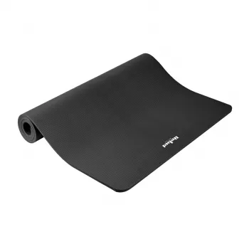 REBEL Active vingrošanas paklājiņš 190x115x2 cm NBR melns jogai, pilatesam un fitnesam