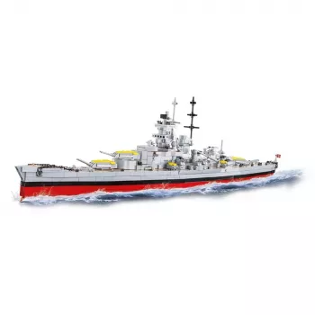 COBI Battleship Gneisenau 1:300 mēroga modelis - 295 daļas, Otrā pasaules kara vācu karakuģis