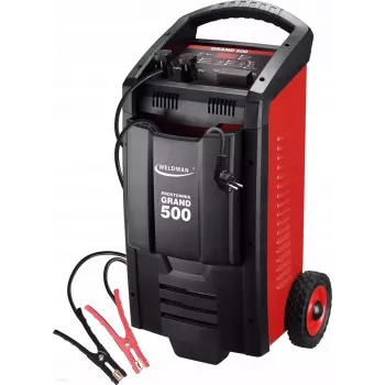 WELDMAN GRAND 500 Taisngriezis ar Starta palīdzību – 500A MMA metinātājs, 3 fāzes 400V, Jump Start 12V/24V