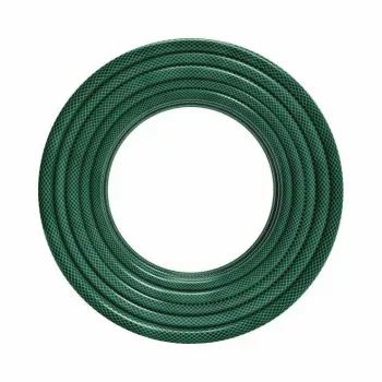 AWTOOLS AW70424 1/2 collas 25m 3-slāņu armēta PVC dārza šļūtene, 8 bar, UV un aļģu izturīga, zaļa