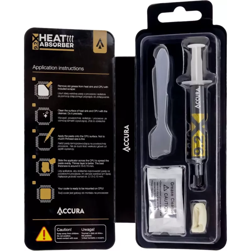 Accura Heat Absorber 9.2X Gray Set 2 g termopasta