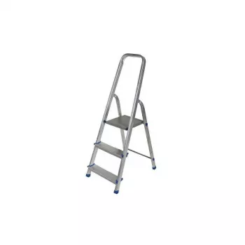 AWTOOLS AW23019 Daudzfunkcionālās salokāmās kāpnes 4x3 pakāpieni, alumīnija, EN 131, 150kg