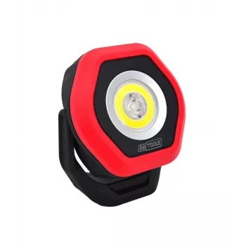 AWTOOLS BLACK LINE darbnīcas lukturis SOL CREE LED + COB LED