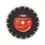AWTOOLS AW45351 Dimanta slīpēšanas disks 125 mm ar turbo segmentiem betonam, akmenim un mūrim - sausai slīpēšanai, 22,23 mm urbums