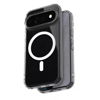 Crong Hybrid Clear Magnetic MagSafe maciņš Google Pixel 11 Pro - caurspīdīgs