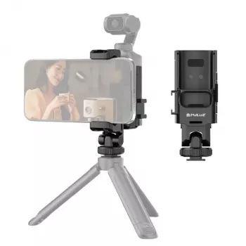 PULUZ paplašināšanas rāmis DJI Osmo Pocket 3 ar 1/4 collu vītni un tālruņa turētāju (PU726B)