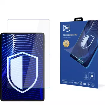 3MK PROTECTION FlexibleGlass Pro hibrīda stikla ekrāna aizsargs Honor Pad 10.1 / Pad X9 - 7H, nesalūstošs, oleofobs, bez burbuļiem, Fit-In™ montāža