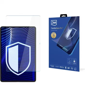 3MK PROTECTION FlexibleGlass Pro hibrīda stikla ekrāna aizsargs Honor Pad 10.1 / Pad X9 - 7H, nesalūstošs, oleofobs, bez burbuļiem, Fit-In™ montāža