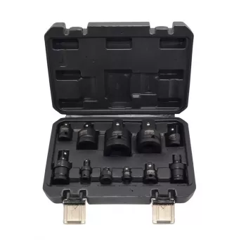 AWTOOLS Trieciena adapteru un universālo savienojumu komplekts CrMo 11 gab. BLACK LINE