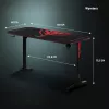 Diablo X-Mate 1400 spēļu galds 140 cm x 60 cm melns