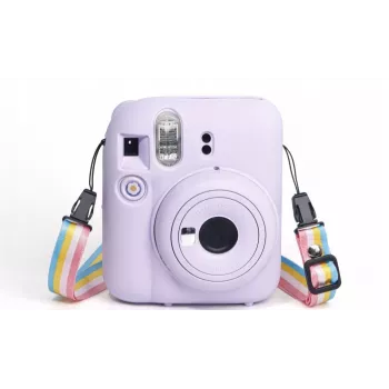 LOVEINSTANT Silicone aizsargmaciņa Fujifilm Instax Mini 12 – purpura