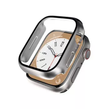 Crong Hybrid Watch Case ar rūdītu stiklu Apple Watch 40mm - Starlight