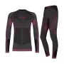 Meiteņu termoaktīvā apakšveļas komplekts Alpinus Tactical Mora Graphite-Pink 120-136