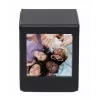 LOVEINSTANT foto glabāšanas kārba Fujifilm Instax Square - melna ar skata logu, ietilpība 100 fotogrāfijām