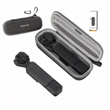 SUNNYLIFE cietais maciņš ar karabīni DJI Osmo Pocket 4 / 3 - pelēks
