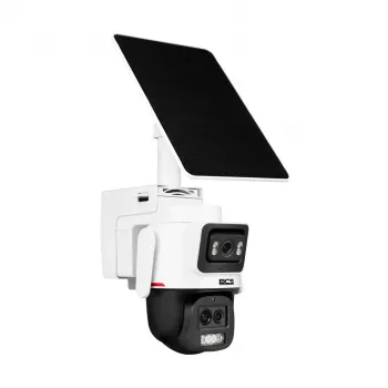 BCS-L-SIP1336FCL5-Ai-4G(SET) 3MP 4G LTE Bullet IP kamera ar AI cilvēka/transporta noteikšanu, divvirzienu audio, 30m IR un balto gaismu, IP67, MicroSD līdz 256GB