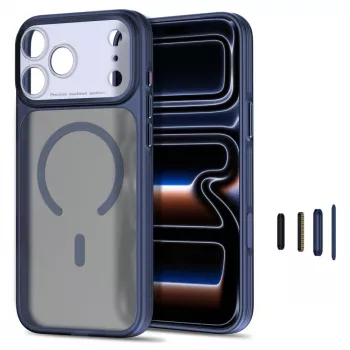 TECH-PROTECT MagPrime MagSafe maciņš iPhone 17 Pro Max / 18 Pro Max – matēti tumši zils