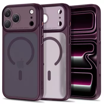 TECH-PROTECT MagPrime MagSafe maciņš iPhone 17 Pro Max / 18 Pro Max - matēts tumšais ķirsis