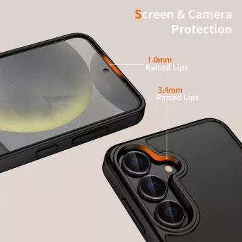 Tech-Protect Magmat Samsung Galaxy S25 Edge maciņš, matēti melns