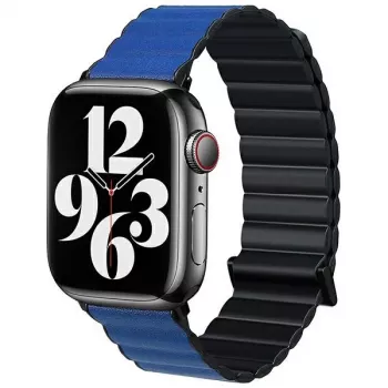 Beline Magnetic Pro Apple Watch siksniņa 38/40/41mm Melna/Zila