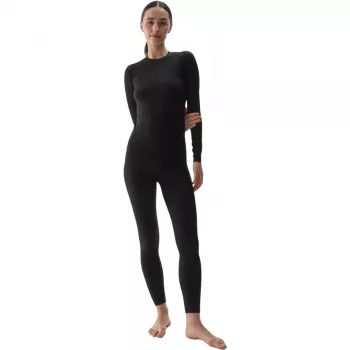Sieviešu termoaktīvs T-krekls 4F F176 Deep Black Allover, izmērs M/L