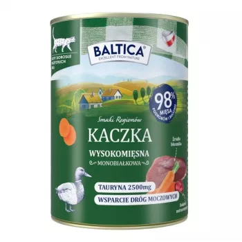 BALTICA Smaki Regionów pieaugušo kaķu barība ar pīli 400g