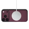 TECH-PROTECT MagSafe maks iPhone 17 Pro Max / 18 Pro Max – Mulberry, RFID bloķēšana, ietilpst 3 kartes