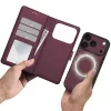 TECH-PROTECT MagSafe maks iPhone 17 Pro Max / 18 Pro Max – Mulberry, RFID bloķēšana, ietilpst 3 kartes