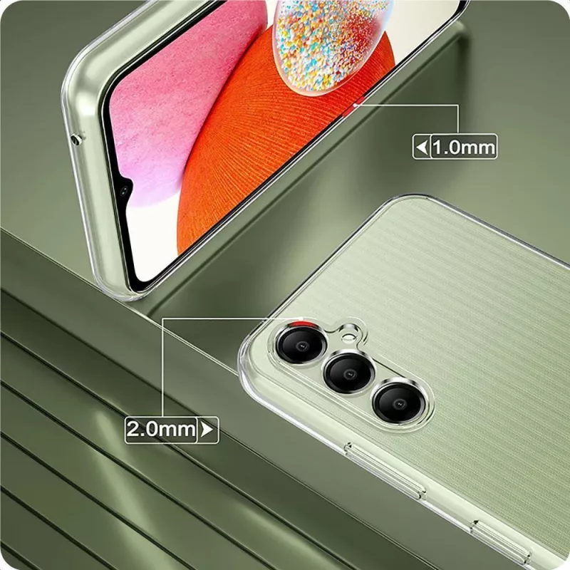Tech-Protect FlexAir Maciņš Xiaomi Redmi Note 14 Pro 5G / Poco X7 5G - Caurspīdīgs