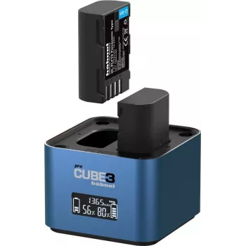 Hähnel ProCube 3 Twin lādētājs Panasonic kamerām (1000 577.4)