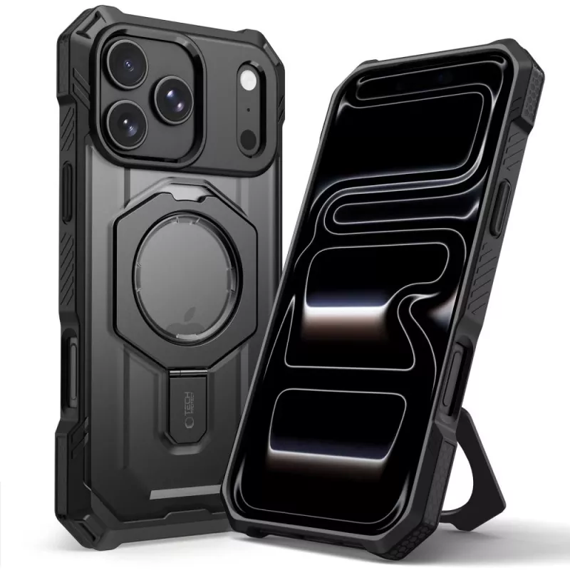 TECH-PROTECT MagForce MagSafe iPhone 17 Pro Max / 18 Pro Max matēti melns