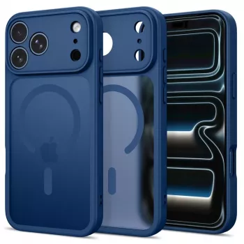 Tech-Protect BasicMag MagSafe maciņš iPhone 17 Pro / 18 Pro - matēti tumši zils