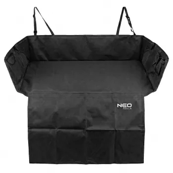 NEO TOOLS 11-474 Universāls bagāžnieka aizsargpaklājs automašīnām, SUV un universāļiem, ūdensnecaurlaidīgs, netīrumu un skrāpējumu izturīgs, melns, 145 x 120 cm