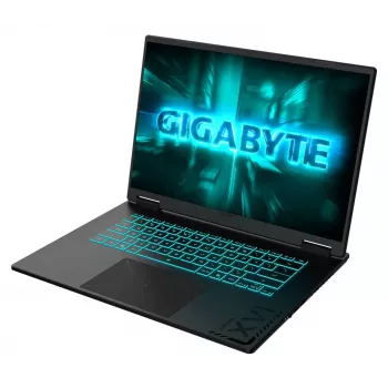 GIGABYTE A16 16,0 collu 165Hz spēļu klēpjdators - AMD Ryzen 7 260, 32GB RAM, 512GB SSD + 1TB HDD, NVIDIA GeForce RTX 5060, bez OS