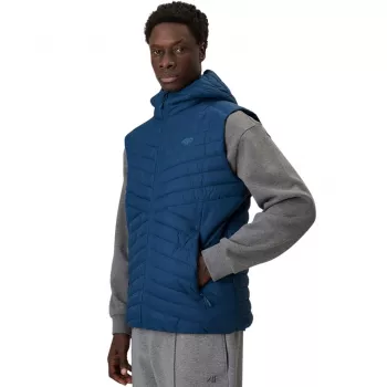 NO NAME 158378 XL Vīriešu stepēta veste Navy Blue 4FWSS26TVJAM344 31S