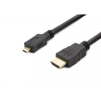 Accura HDMI uz Micro HDMI kabelis 1,8m 4K High-Speed ar Ethernet, melns