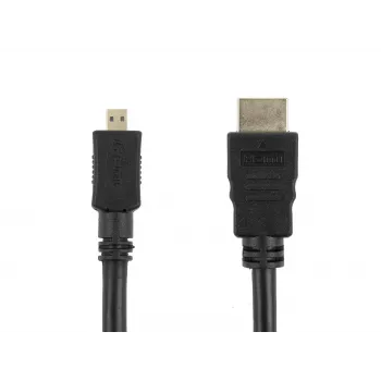 Accura HDMI uz Micro HDMI kabelis 1,8m 4K High-Speed ar Ethernet, melns