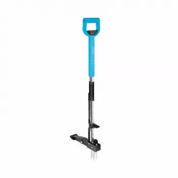 CELLFAST C.IDEAL Nezāļu izraušanas rīks 95 cm stāvus, ar 3-zobu rūdīta tērauda sistēmu un kājas pedāļa izmešanu, ergonomisks D-rokturis, zaļš/melns