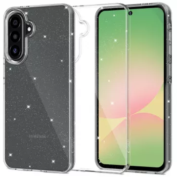 Tech-Protect FlexAir Samsung Galaxy A57 5G aizsargmaciņa - caurspīdīga ar mirdzumu