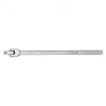 NEO TOOLS 3/4 collas piedziņas elastīgais rokturis ar grozāmu savienojumu, 510 mm, hroma-vanādija tērauds