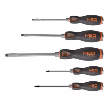 NEO TOOLS Trieciena skrūvgriežu komplekts, S2, 5 gab.