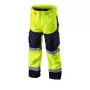 NEO TOOLS Softshell augstas redzamības darba bikses, fluorescējoši dzeltenas, XL izmērs