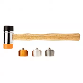NEO TOOLS Āmurs ar mīkstajiem uzgaļiem, maināmiem, 660 g, 45 mm, stiklplasta kāts