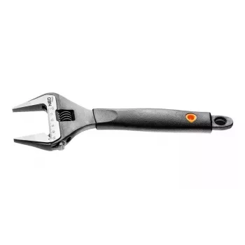 Neo Tools 250 mm regulējamā uzgriežņu atslēga, 0-50 mm spīles atvērums, hroma vanādija tērauds, fosfatēta, DIN 3117