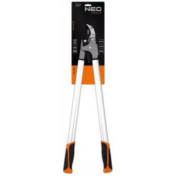 NEO TOOLS 15-252 Bypass zaru šķēres 200 mm, PTFE pārklājuma oglekļa tērauda asmens, ergonomiski rokturi ar drošības fiksatoru