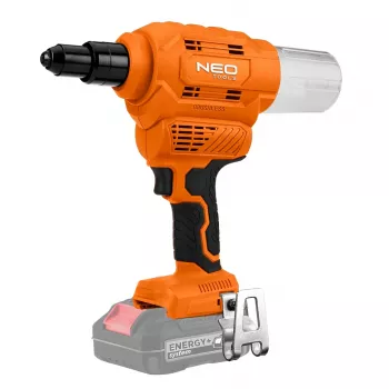 NEO TOOLS 18V E+ bezvadu kniedētājs (tikai korpuss)