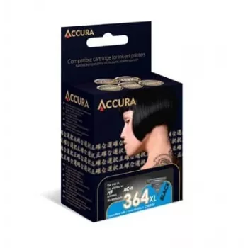Accura saderīga HP 364XL (CB322EE) foto melnā tintes kasetne, augstas ietilpības